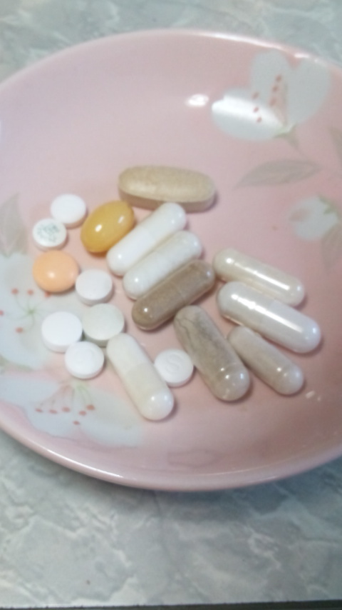 ※朝のサプリ＋病院の薬
